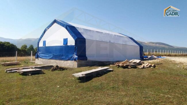 Hayvan Çadırı Besi Çadırı Beton’a Çadır Kurmak