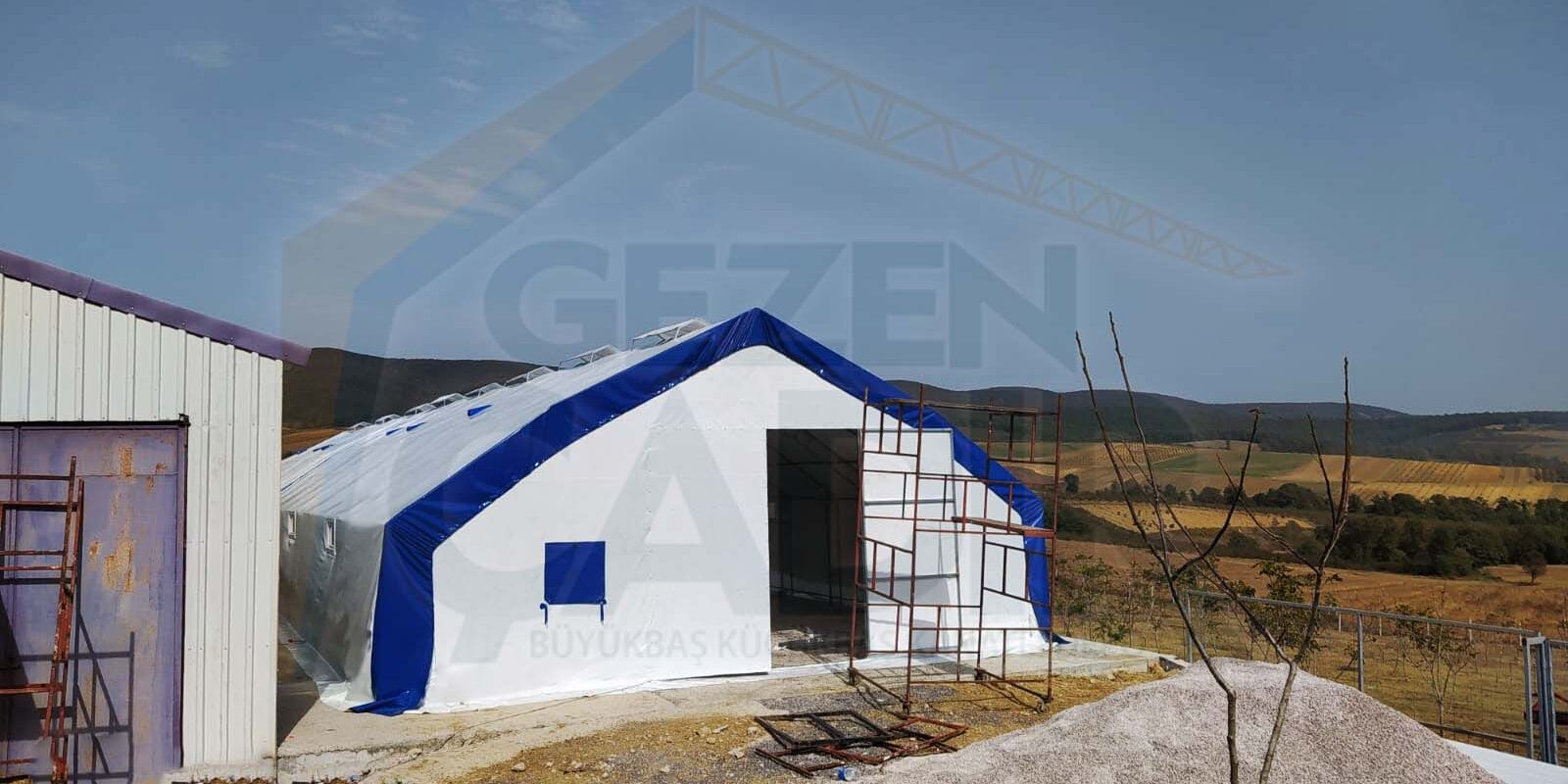 9m’lik Hayvan Çadırı Hayvan Çadırı 9m