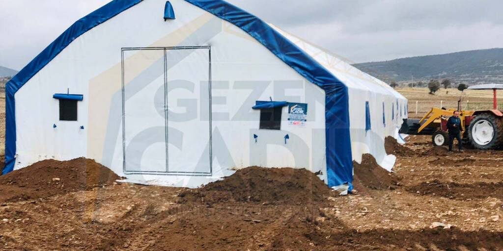koyun çadırı 250’lik hayvan çadırı