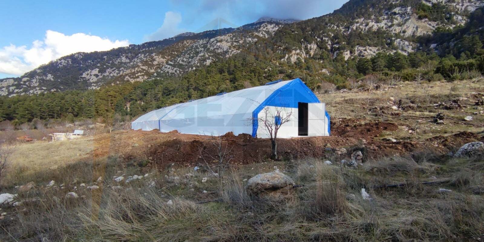 500m2 hayvan çadırı