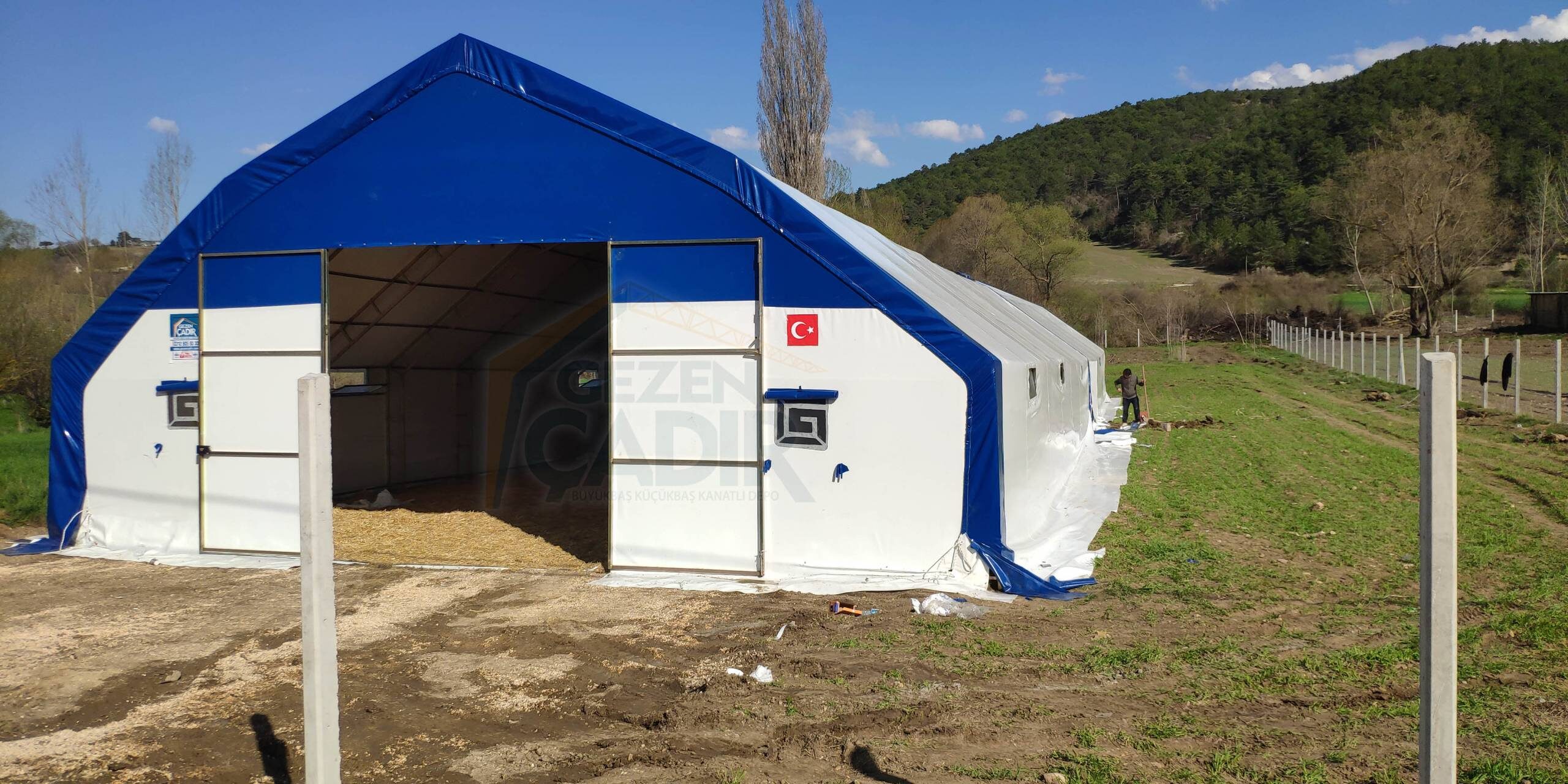 kelebek kapı çadır