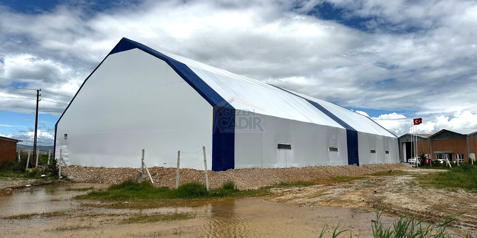 depo çadırı 20m eninden depo çadırı