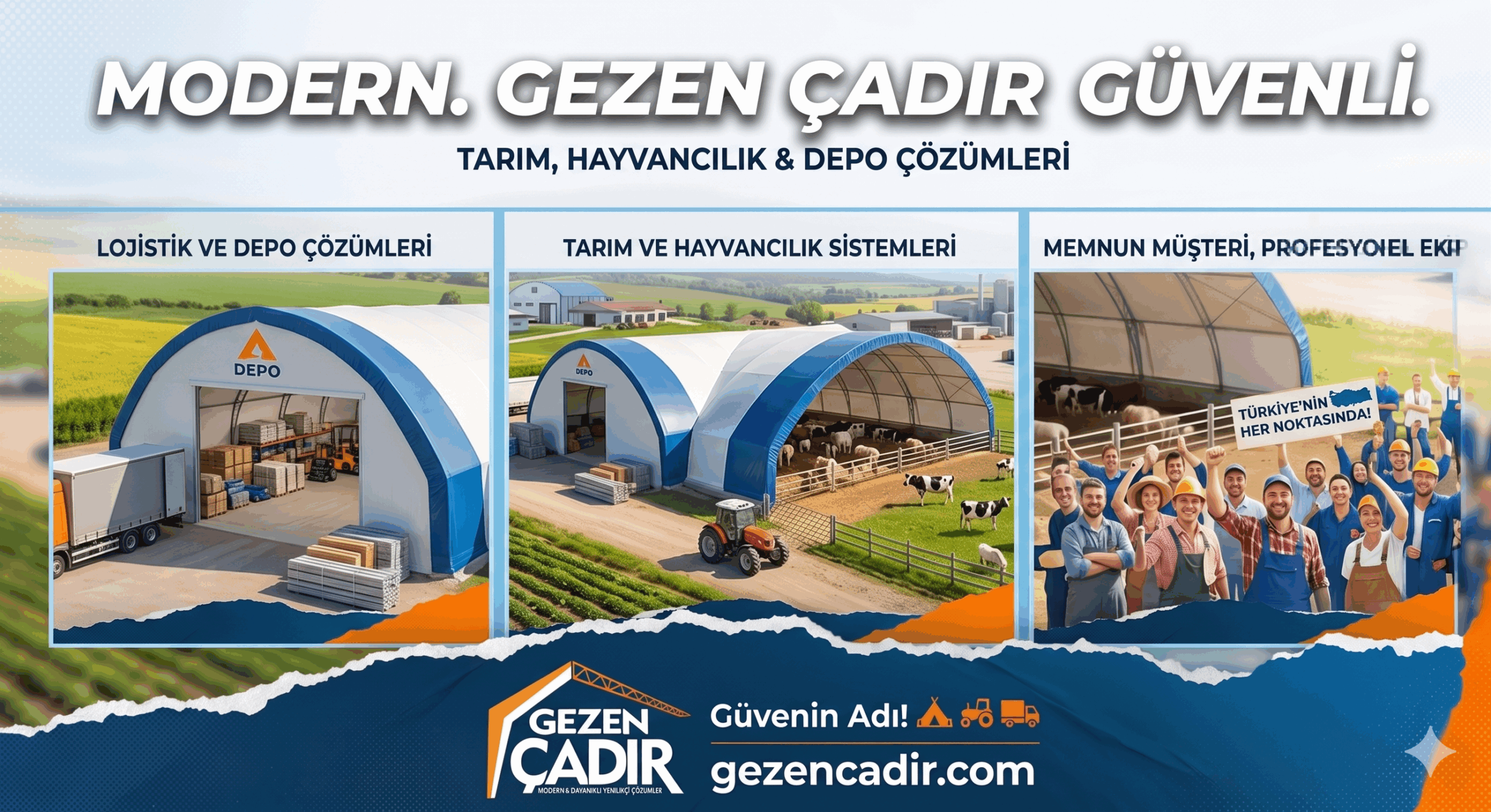 depo ve hayvan çadırı
