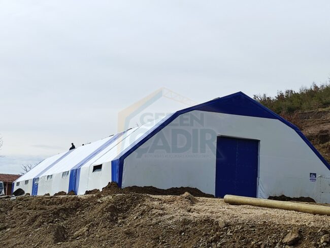 Düzce’de kurduğumuz 15×40 m çadır Düzce'de kurduğumuz 15x40 m çadır