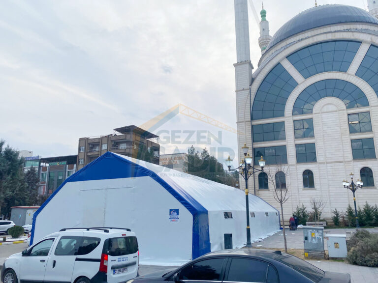 Diyarbakır'da kurduğumuz 9x25 m iftar çadırı